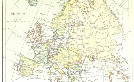 Mapa europeo. Foto de la British Library en Unsplash