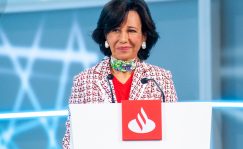 Ana Botín durante la Junta de accionistas de 2022 de Banco Santander