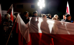 Manifestación de oposición en Varsovia el 1 de octubre.