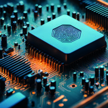 Chip de inteligencia artificial.