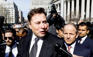Elon Musk, en una comparecencia judicial.
