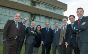 Comité de dirección de Cellnex Telecom. En el centro de la imagen Tobías Martínez, consejero delegado. CELLNEX