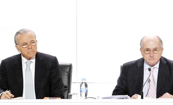IBEX 35 - El juez desimputa a Brufau, Fainé, Repsol y Caixabank del caso Villarejo - finanzas.com El expresidente de Caixabank, Isidro Fainé (izda.) y el presidente de Repsol, Antonio Brufau.