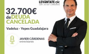 Comunicados: Repara tu Deuda Abogados cancela 32.700€ en Vadeluz – Yepes ( Guadalajara) con la Ley de Segunda Oportunidad | Autor del artículo: Comunicae