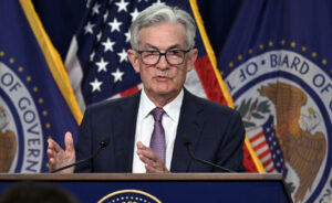 Jerome Powell, presidente de la Fed