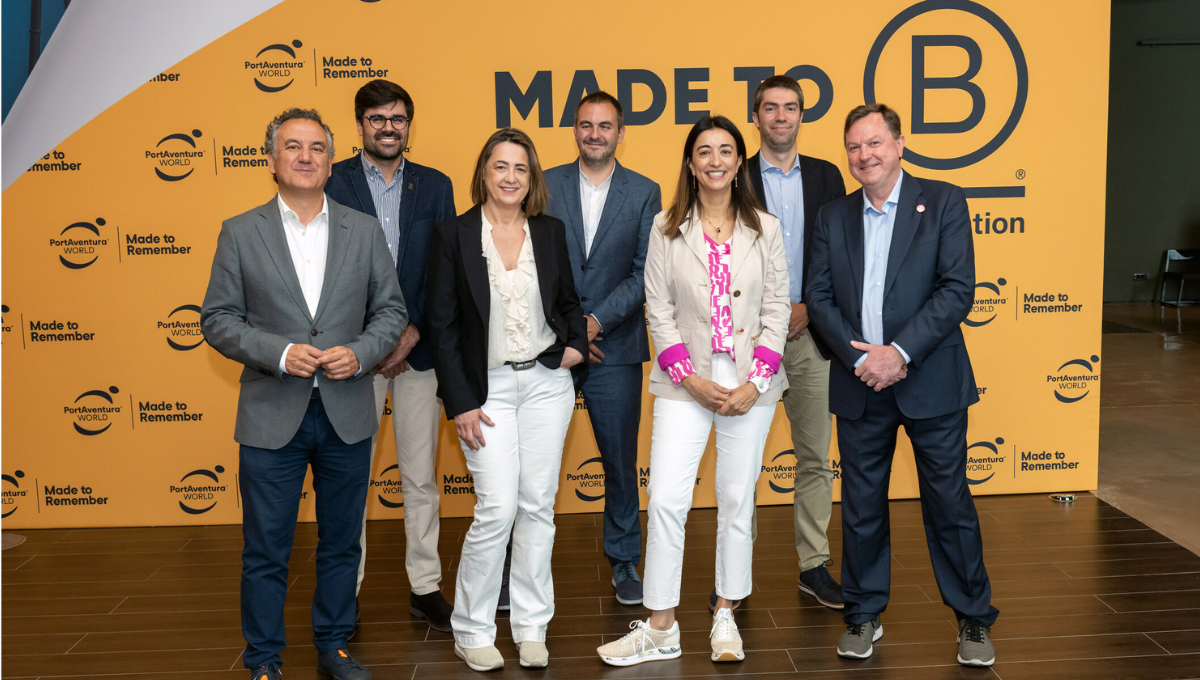PortAventura World becomes a B Corp company for its social impact and environmental care