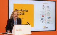 Gloria Ortiz, consejera delegado de Bankinter, durante la presentación de los resultados del segundo trimestre