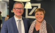 Dirk Steffen, CIO de estrategia global de Deutsche Bank y Rosa Duce, CIO en España