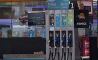 Surtidores de una gasolinerade repsol
