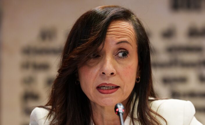 La presidenta de Redeia, Beatriz Corredor