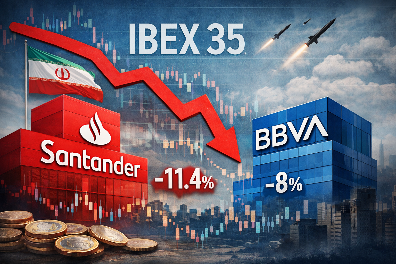 Santander y BBVA: Analistas ven Recuperación tras Caída en el IBEX 35 - finanzas news from finanzas.com