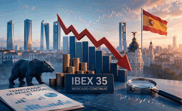 Ofensiva bajista contra el IBEX 35 y el continuo: 650M€ en cortos antes de resultados